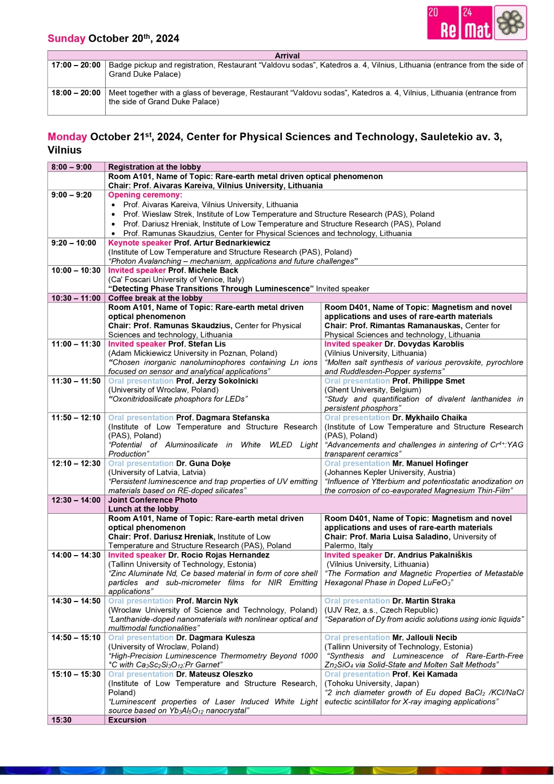 Preliminary programe ReMat plati 2024 10 11 page 0001